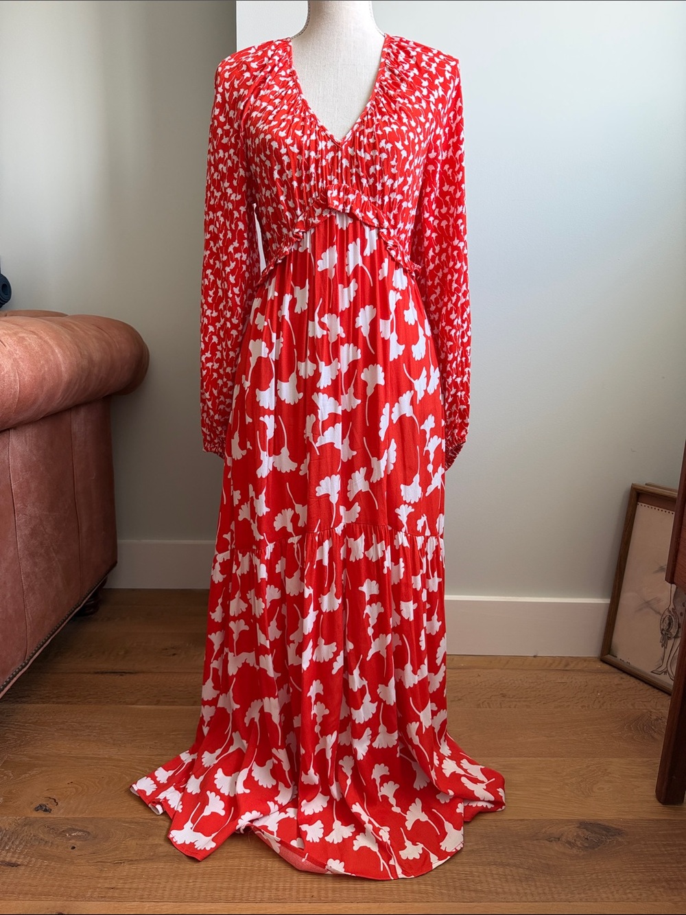 DVF Diane Von Furstenberg for Target
Ginkgo Floral Maxi Dress pockets